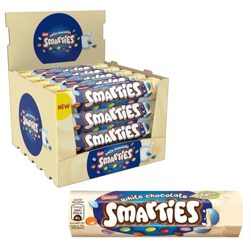 Confetti Pralinen Smarties White Schokolade weiß 20 Tuben Maxi à 120 g von Nestlé