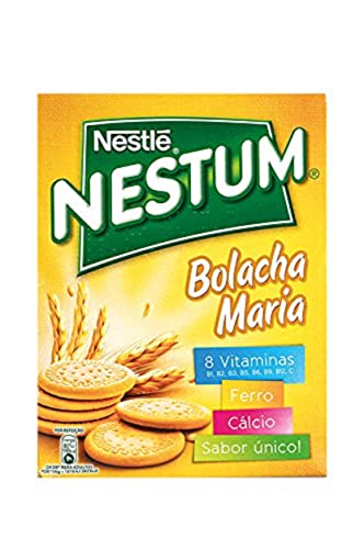 Getreideflocken mit Plätzchen Maria, NESTLÉ, Herkunftsland Portugal, Box 250g - Flocos de Cereais NESTUM Bolacha Maria 250g von Nestlé