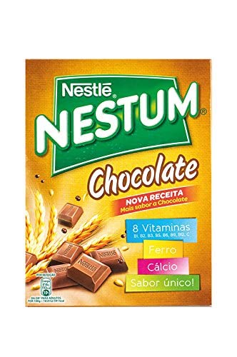 Getreideflocken mit Schokolade, NESTLÉ, Herkunftsland Portugal, Box 250g - Flocos de Cereais NESTUM Chocolate 250g von Nestlé