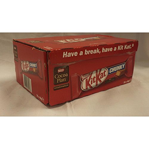 KitKat Chunky Schokoladen-Riegel 24 x 48g Karton von Nestlé