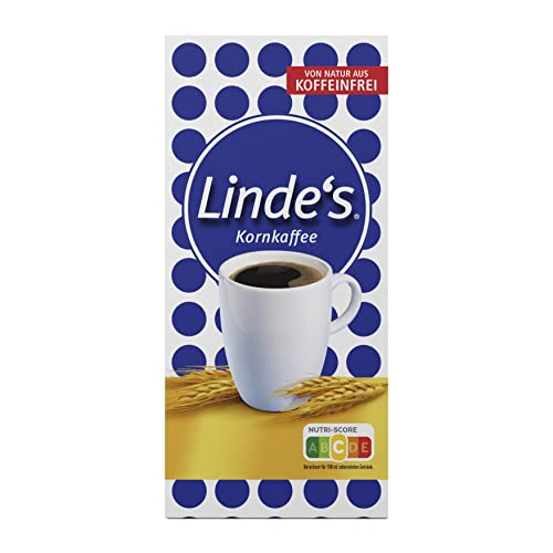 Nestlé LINDE'S KORNKAFFEE, koffeinfrei, mit Gerstenmalz, mild-würziger Geschmack & intensives Aroma ohne Koffein, 1er Pack (1x500g) von Nestlé