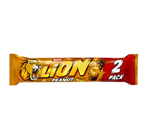 Lion Peanut 2 Pack Schokoladen-Riegel 28 x 60g Karton von Nestlé