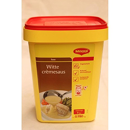 Maggi Witte Crèmesaus 980g Dose (Weiße Sahne Sauce) von Nestlé