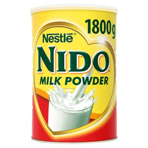 Nido Instant Vollmilchpulver, Ersatz für frische Milch, für Tee und Kaffee, 1,8 kg Dose von Nido