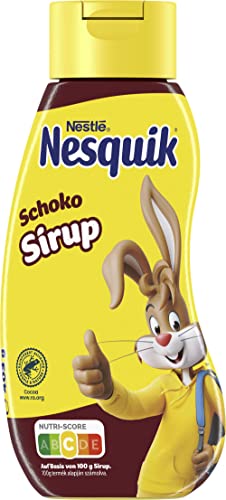 Nesquik Nesquik Nestlé NESQUIK, Schoko Sirup, verfeinert: als Topping für Getränke & Desserts, zum Einrühren in Milch, für leckere Trinkschokolade, 1er Pack (1x300ml) von Nesquik