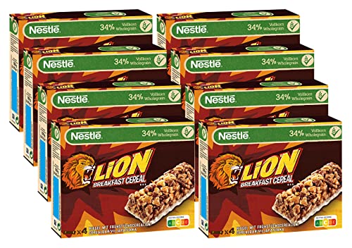 Nestlé Cerealien Lion Cerealien Riegel, Keine Künstlichen Aromen, 8er Pack (à 4x25g) von Nestlé