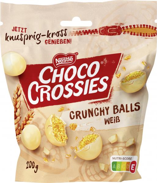 Nestlé Choco Crossies Crunchy Balls weiß von Nestlé