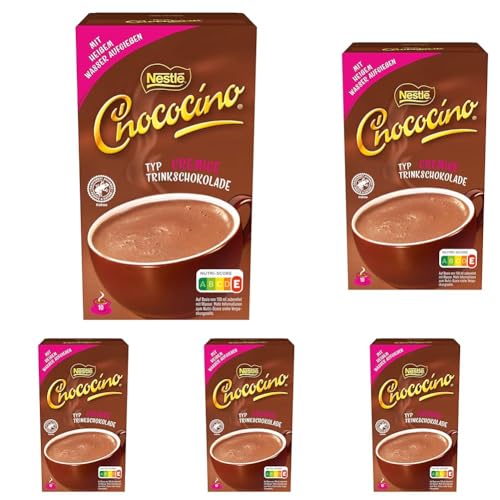 Nestlé Chococino Getränkepulver mit Kakao, 220 g (Packung mit 5) von Nestlé