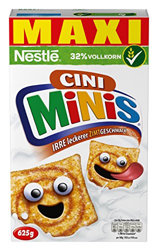Nestlé Cini Minis, Cerealien mit Zimtgeschmack und Vollkorn, 8er Pack (8 x 625 g) von Nestle