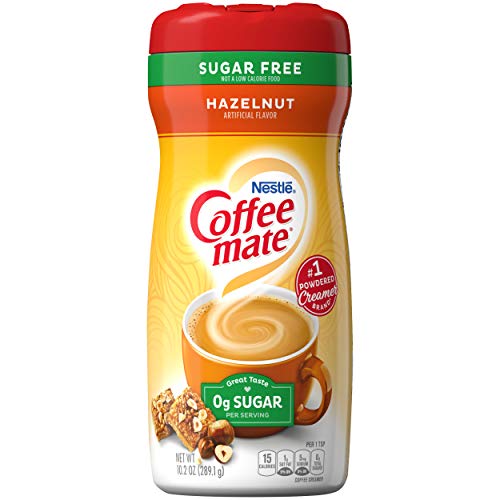 Nestle Coffee-Mate Hazelnut Sugar Free, 6er Pack (6 x 289 g) von Nestlé