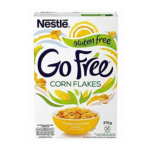 Nestlé GO FREE Corn Flakes glutenfrei Mais Flakes Cerealien Milch & Joghurt 375g von Nestlé