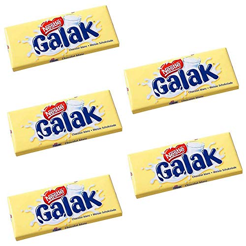 Nestle Galak White Schokoriegel 100g (5er Pack) von Nestlé