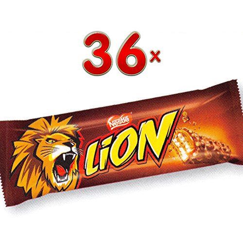 Nestle Lion Single 36 x 42g Packung (Lion-Schokoriegel) von Nestlé