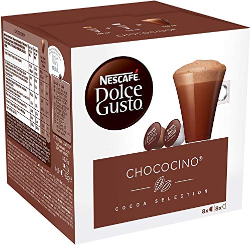 Nestlé Nescafé Dolce Gusto Capsule Chococino Cocoa Selection Schokoladengetränk mit Vanille und cremigen Milchschaum 16 Kapseln von Nestlé