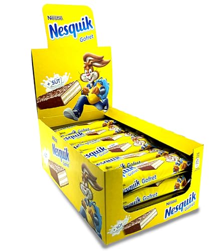 Nestle Nesquik Gofret Waffelriegel (30x18g) 540g Display von Nestle