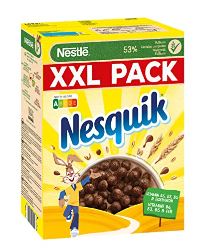 Nestlé Nesquik Knusper-Frühstück, Schoko Cerealien mit Vollkorn, 1er Pack (1x1kg) von Nestlé Cerealien