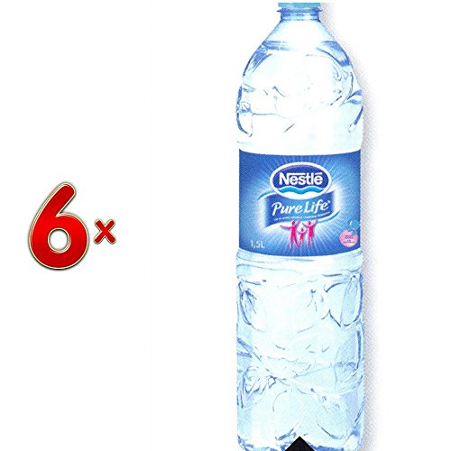 Nestle Pure Life 6 x 1,5 l Flasche (stilles Mineralwasser) von Nestlé