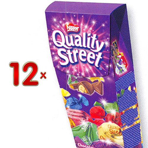 Nestle Quality Street 12 x 265g Packung (Schokoladenbonbons und Toffee-Bonbons) von Nestlé
