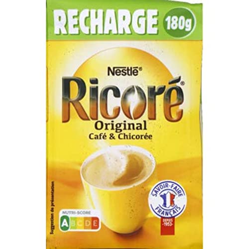 Nestlé Ricoré Original - Substitut de Café - Recharge de 180 g (Refill Pack from France) von Nestlé
