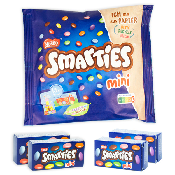 Smarties Minis, 13 Stück im Beutel, 187g von Nestlé