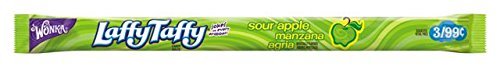 Wonka Laffy Taffy Rope Sour Apple (Box of 24 Ropes) by Wonka von Nestlé