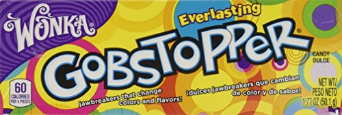 Zähe Gobstopper Box - 50 Gramm Schachtel(Packung mit 24) von Wonka Everlasting Gobstopper
