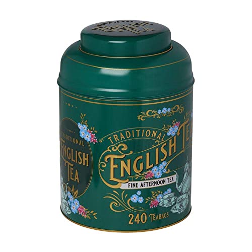 New English Teas - Afternoon Tea 240 Tea Bags - Vintage Victorian Tin von New English Teas