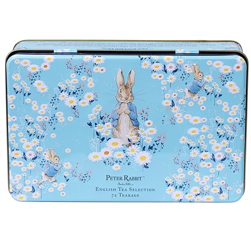 New English Teas Peter Rabbit Daisies Tee-Auswahldose mit 72 Teebeuteln von New English Teas