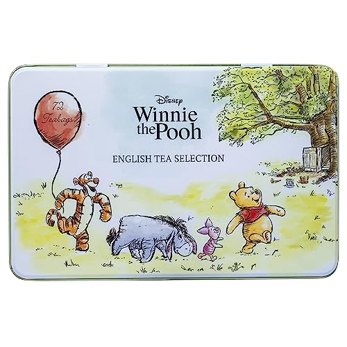 New English Teas Winnie the Pooh & Friends Teedose mit 72 englischen Teebeuteln von New English Teas