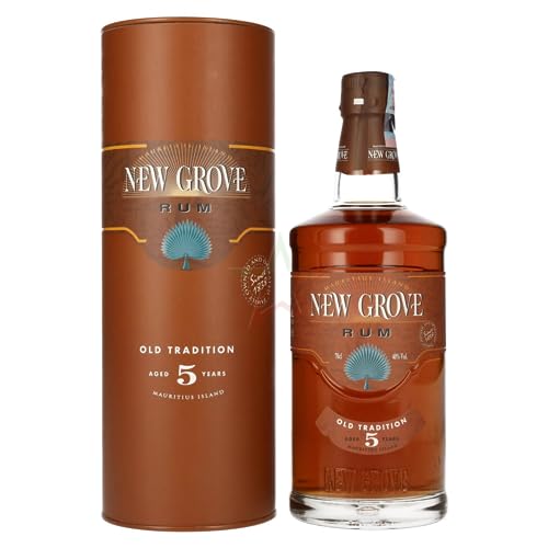 New Grove Old Tradition 5 Years Old Mauritius Island Rum 40,00% 0,70 lt. von New Grove