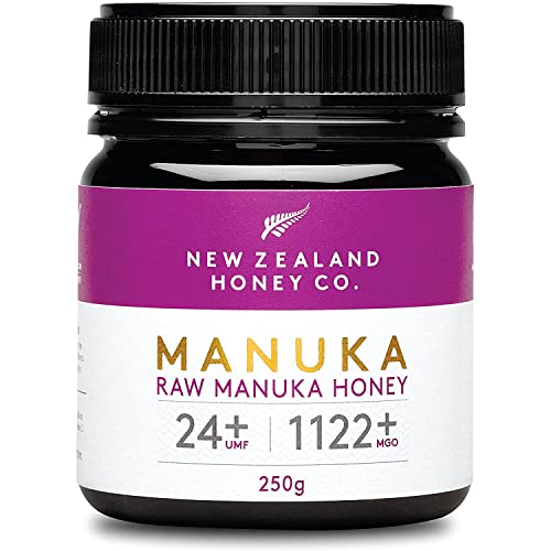 New Zealand Honey Co. Manuka Honig MGO 1122+ / UMF 24+ | Aktiv und Roh | Hergestellt in Neuseeland | Zertifiziertem Methylglyoxal Gehalt | 250g New Zealand Honey Co. Manuka Honig MGO 1122+ / UMF 24+ | Aktiv und Roh | Hergestellt in Neuseeland | Zertifiziertem Methylglyoxal Gehalt | 250g von NEW ZEALAND HONEY CO