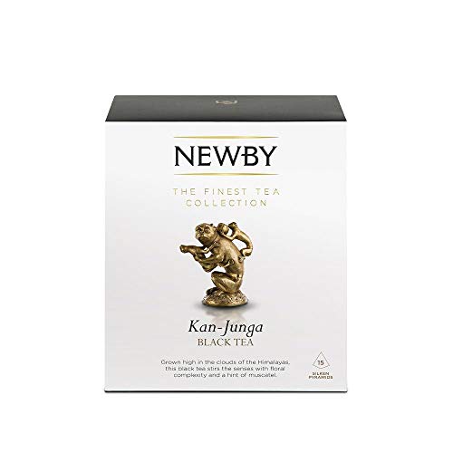 Newby Teas Silken Pyramiden Kan Junga Black Tea 38 g (1er Pack, insgesamt 15 Stück) von newby