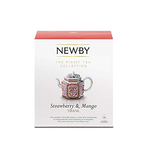 Newby Tea Strawberry & Mango, Infusion, Früchtetee, 38g, 15 St von newby