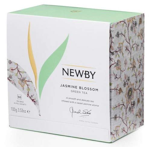 Newby London Tee - Classic Tea Bag Collection Jasmine Blossom (Klassische Teebeutelkollektion Jasminblüte) - 50 Teebeutel von newby