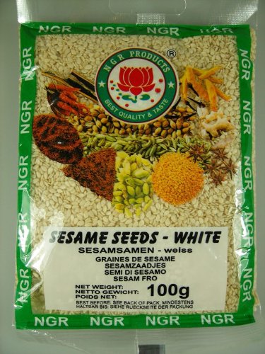 3er Pack ~ [3x 100g] Sesamsamen weiss Sesame NGR White Sesame Seeds von Ngr