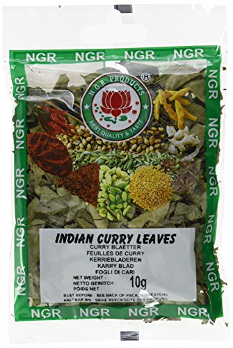 Ngr Curryblätter, ganz, 10g, 10er Pack (10 x 10 g Packung) von Ngr