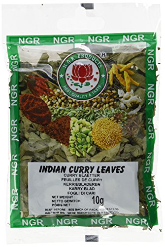 Ngr Curryblätter, ganz, 10g, 10er Pack (10 x 10 g Packung) von NGR