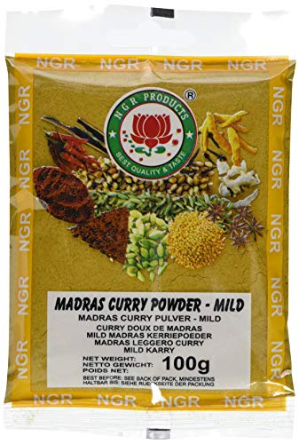Ngr Currypulver, mild, Madras, 100g (1 x 100 g Packung) von NGR