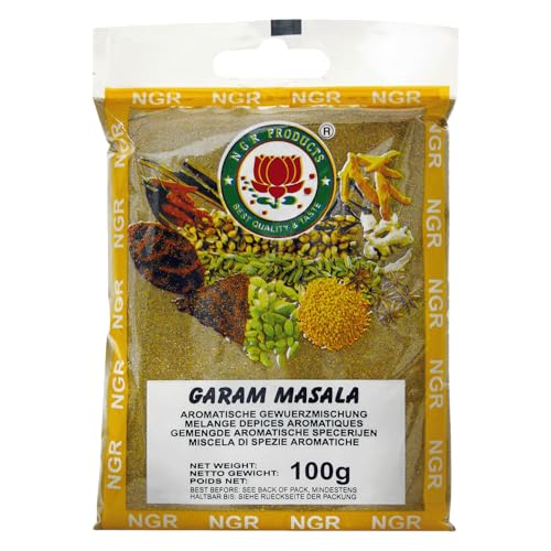 Ngr Garam Masala, Gewürzmischung zum Würzen von Gerichten, vegan, halal, glutenfrei (1 x 100 g) von Duuous