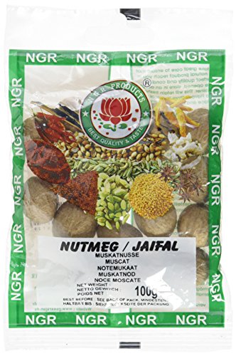 Ngr Muskatnuss, ganz, 100g, 2er Pack (2 x 100 g Packung) von Ngr