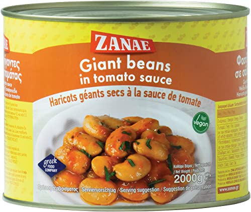 Zanae Weiße Riesenbohnen in Tomatensauce, 2 kg 453603 von Zanae