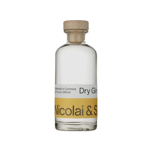 Nicolai & Sohn Dry Gin – The Classic Edition | Premium Gin mit Wacholder, Zitrus & Preiselbeeren | Perfekt für Negroni & Cocktails | 43,7% Vol | 200 ml Nicolai & Sohn Dry Gin – The Classic Edition | Premium Gin mit Wacholder, Zitrus & Preiselbeeren | Perfekt für Negroni & Cocktails | 43,7% Vol | 200 ml von Nicolai & Sohn