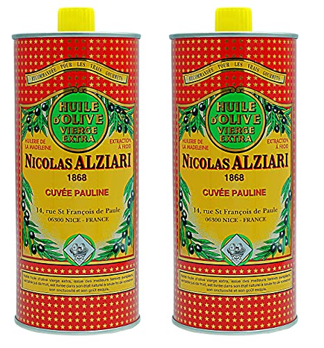 Nicolas Alziari - 2er Set - Natives Olivenöl Fruitée Intense (Cuvee Pauline) 2 x 1 Liter von Nicolas Alziari