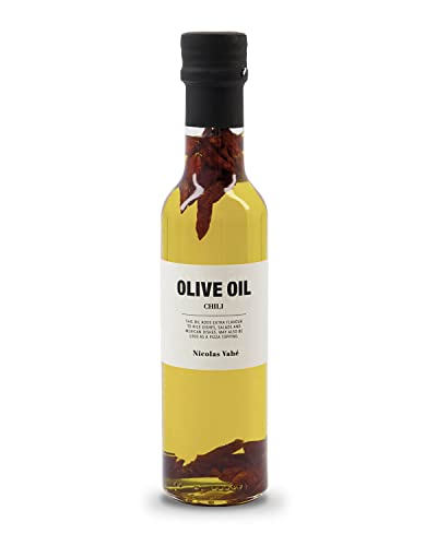 Nicolas Vahé Olivenöl mit Chili | Aromatisiertes natives Olivenöl extra | Dänisches Design mit Gourmet-Flair von Nicolas Vahe