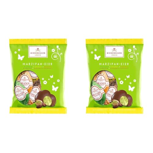 Niederegger Marzipan Eier Beutel fruchtig und nussig Schokolade mit Marzipan 85g (Packung mit 2) von Niederegger GmbH & Co. KG