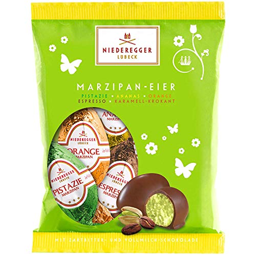 Niederegger Marzipan Eier Beutel fruchtig und nussig Schokolade mit Marzipan 85g von Niederegger GmbH & Co. KG