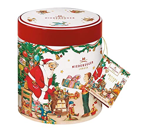 Niederegger Weihnachtsdose mit Marzipan Klassikern Nostalgie 250g von Niederegger