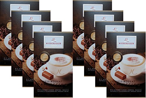 Niederegger Nougat Cappuccino, Vorteilspack 8er Pack (8x220g/80 Btl.) von Niederegger