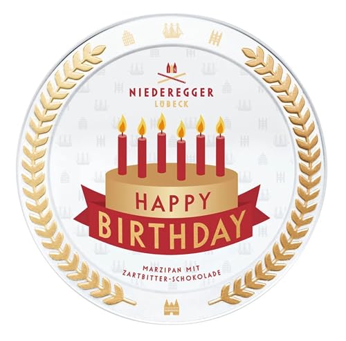 Niederegger Motto-Dose "Happy Birthday", 185 g von Niederegger