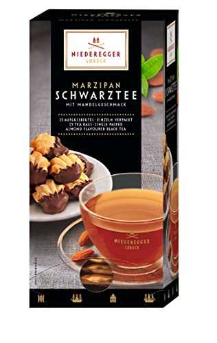 Niederegger Marzipan-Tee, Beutel,10er Pack (10x 43,75g) von Niederegger